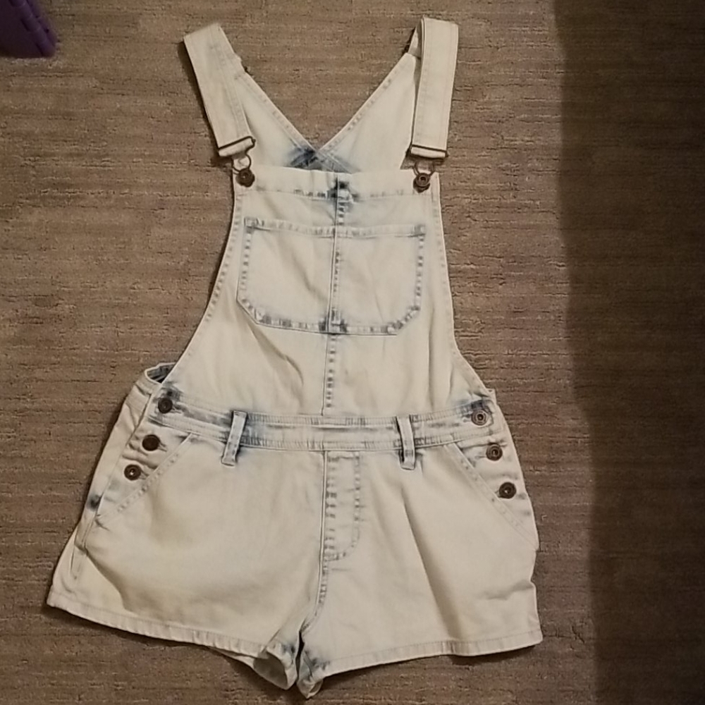 Jean Short Overalls